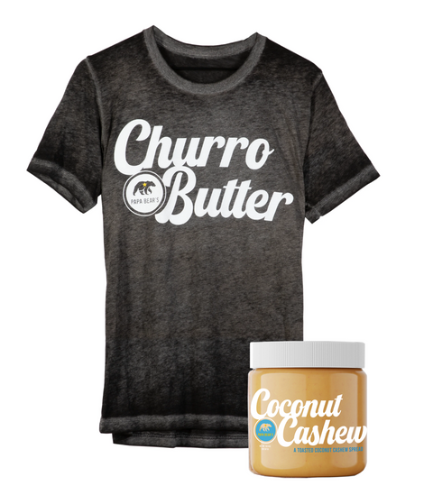 Churro Butter T-Shirt and Toasted Coconut Cashew Bundle